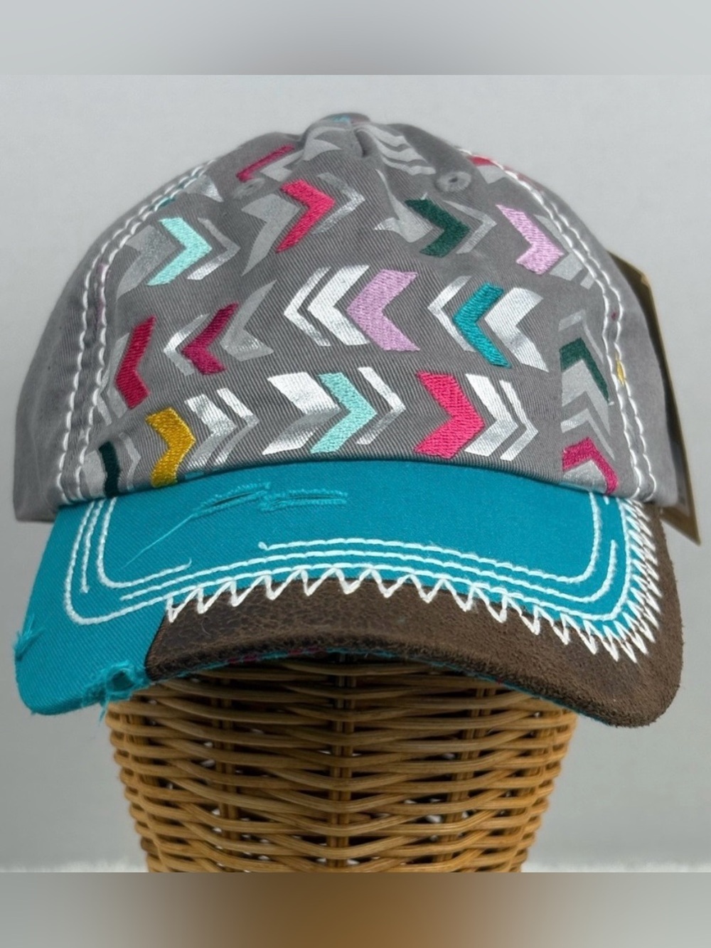 NWT Catchfly Women’s Chevron Embroidered Baseball Cap